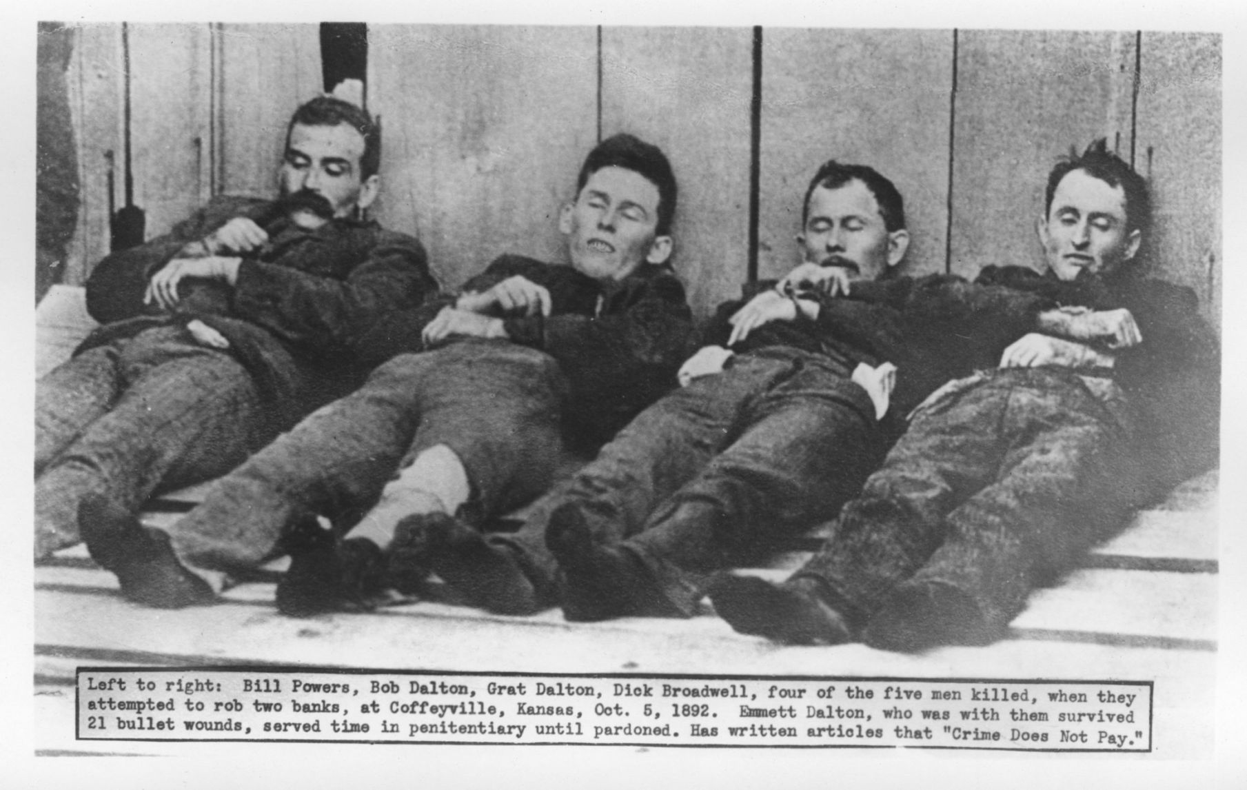 Dalton Gang Dead 1892